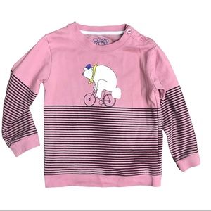 Dj & lulu dusty rose 4T sweatshirt
